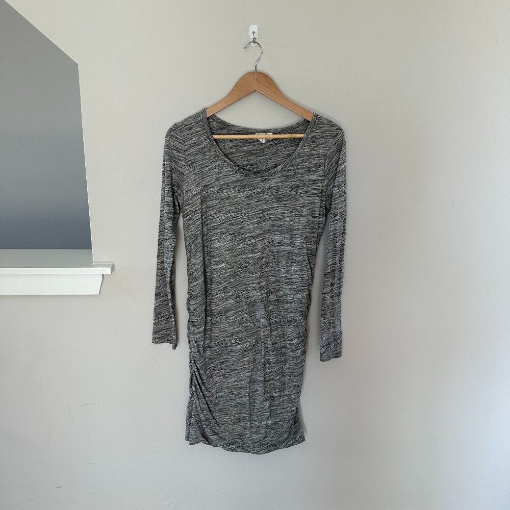 Gap Maternity Long-Sleeved Gray Dress, Size S